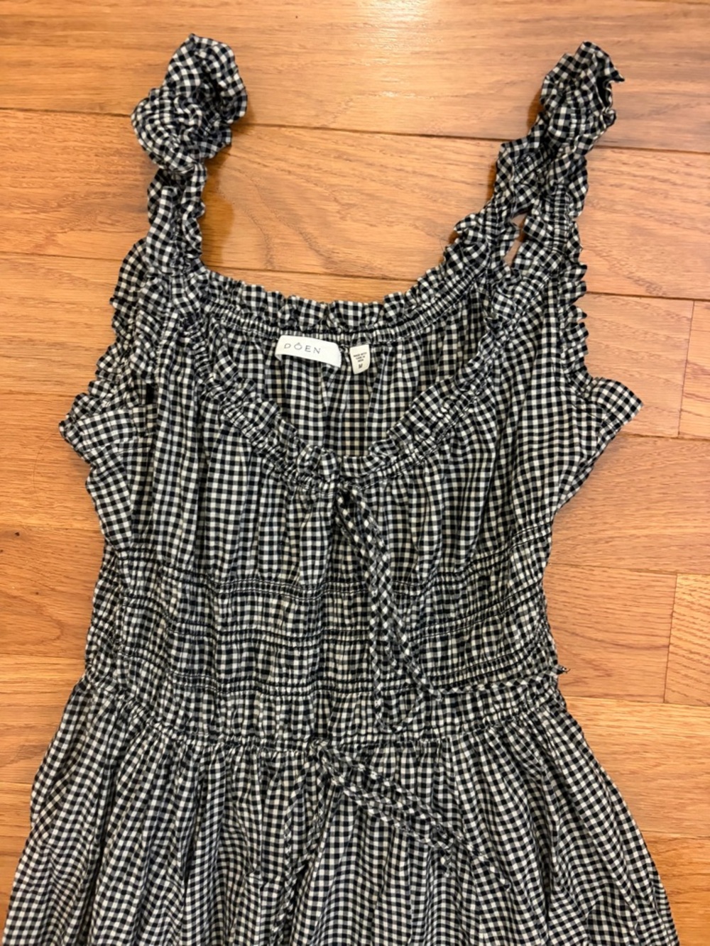 DÔEN Emmaretta Gingham Dress - Picture 2 of 7
